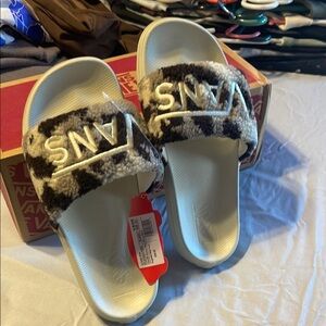 Vans Fuzzy Slide Sandals